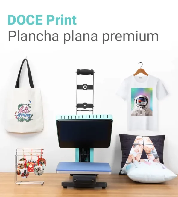 Plancha plana de 38x38cm rosada DOCE Print